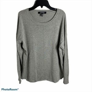Ellen Tracy Gray Sweater Large Pullover Women’s